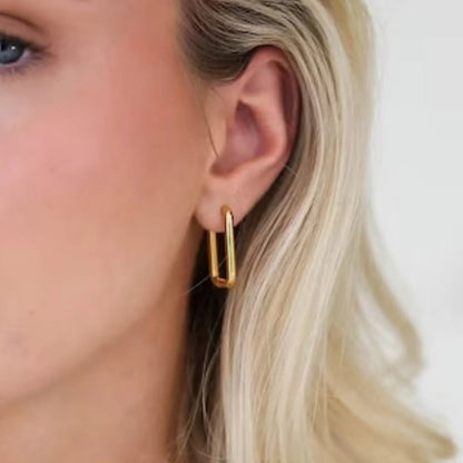 [Echo Fine]Ambrielle Gold U Hoops