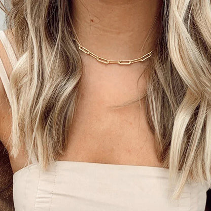 [Echo Fine]Amber Gold Chain Necklace