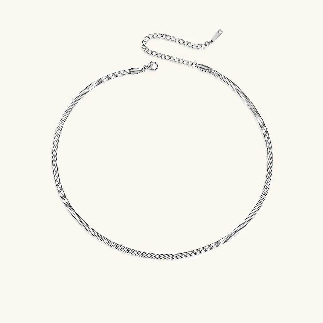 [Echo Fine]Elizabeth Gold Herringbone Necklace