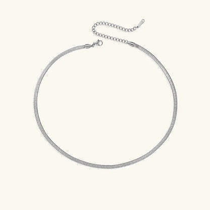 [Echo Fine]Elizabeth Gold Herringbone Necklace