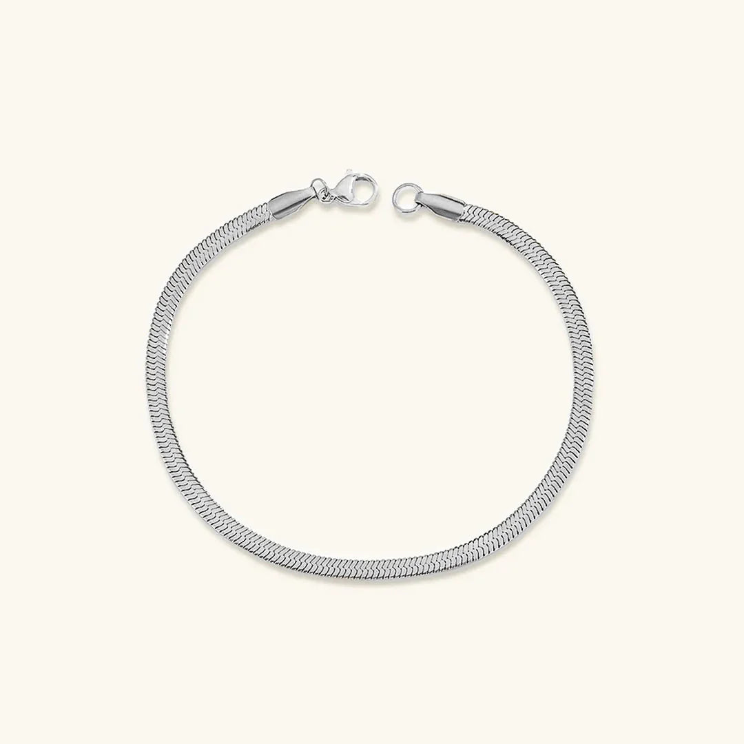 [Echo Fine]Vida Gold Herringbone Bracelet
