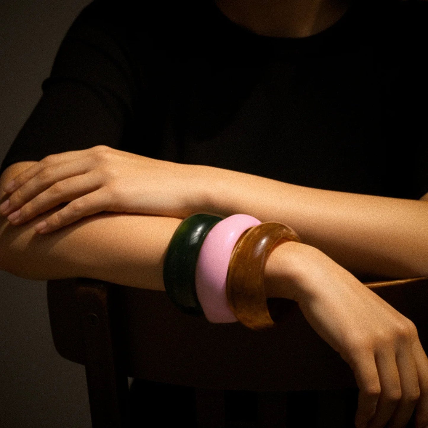 [Echo Fine]Julianna Sculpted Autumn Bangles