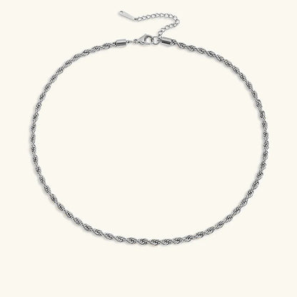 [Echo Fine]Bianca Rope Chain Gold Necklace