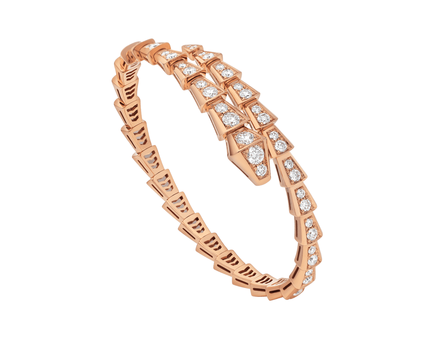 [ECHO ]SERPENTI BRACELET 6.8MM PINK GOLD DIAMOND