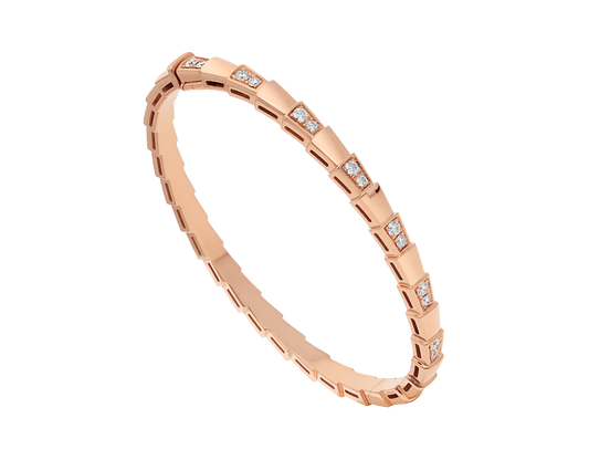 [ECHO ]SERPENTI SMALL BRACELET PINK GOLD DIAMOND