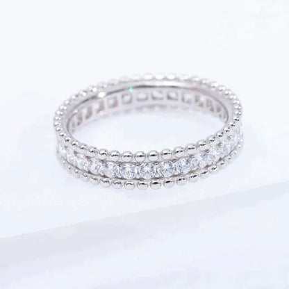 [ECHO ]PERLEE DIAMOND SILVER RING