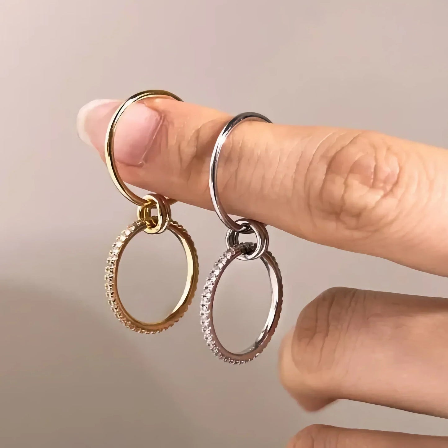 [Echo Fine]Adela Stacked Diamond Ring