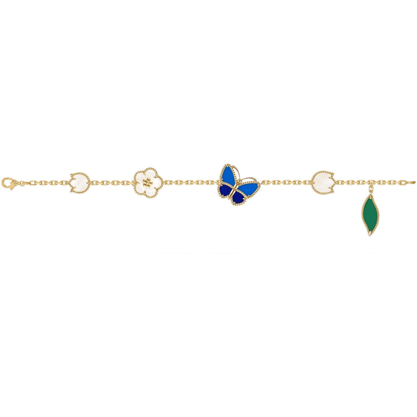 [ECHO]LUCKY SPRING BUTTERFLY 5 MOTIF BRACELET