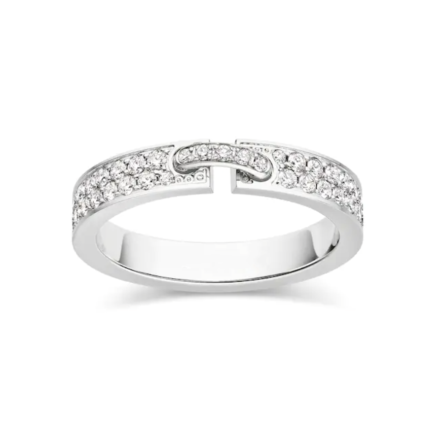 [ECHO ]ALLIANCE LIENS VIDENCE PAVED DIAMOND 4MM RING