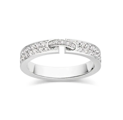 [ECHO ]ALLIANCE LIENS VIDENCE PAVED DIAMOND 4MM RING