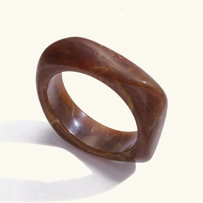 [Echo Fine]Kaitlyn Chunky Acrylic Bangle