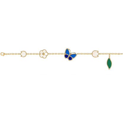 [ECHO]LUCKY SPRING BUTTERFLY 5 MOTIF BRACELET