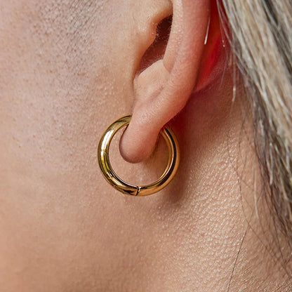 [Echo Fine]Clarabelle Staple Gold Hoops Bundle