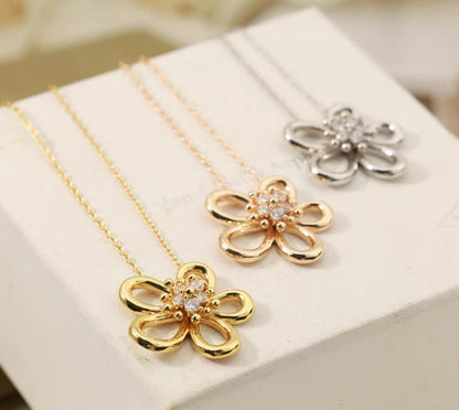 [ECHO ]NEW FLOWERLACE SUNFLOWER NECKLACE