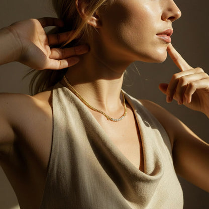 [Echo Fine]Maelle Diamond Necklace