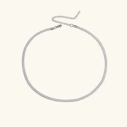 [Echo Fine]Elizabeth Gold Herringbone Necklace