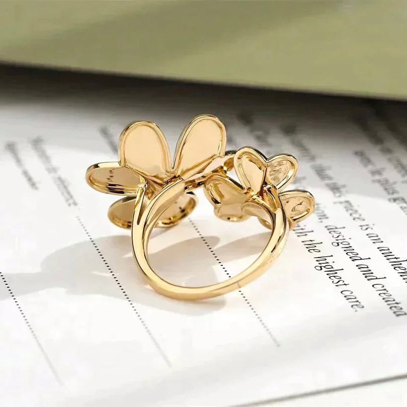 [ECHO ]CLOVER COMOS GOLD DIAMOND RING
