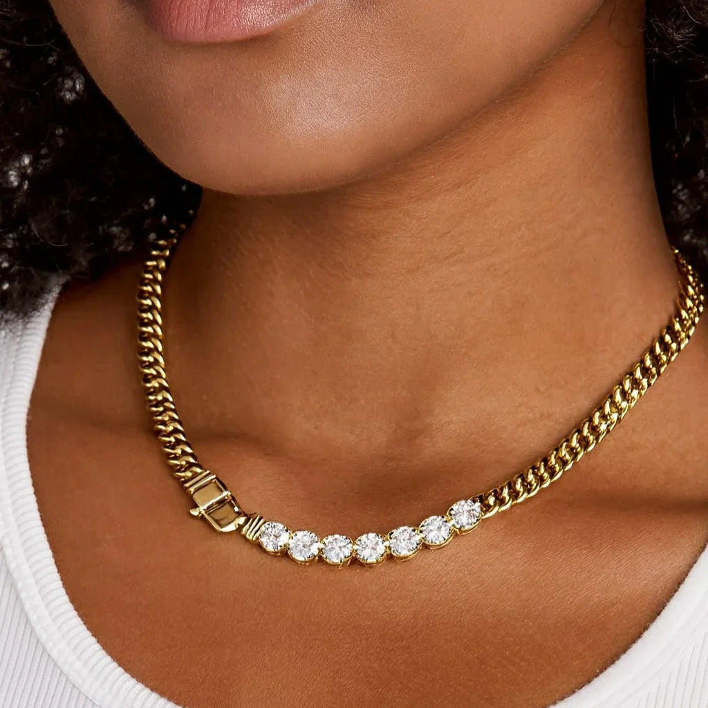 [Echo Fine]Maelle Diamond Necklace