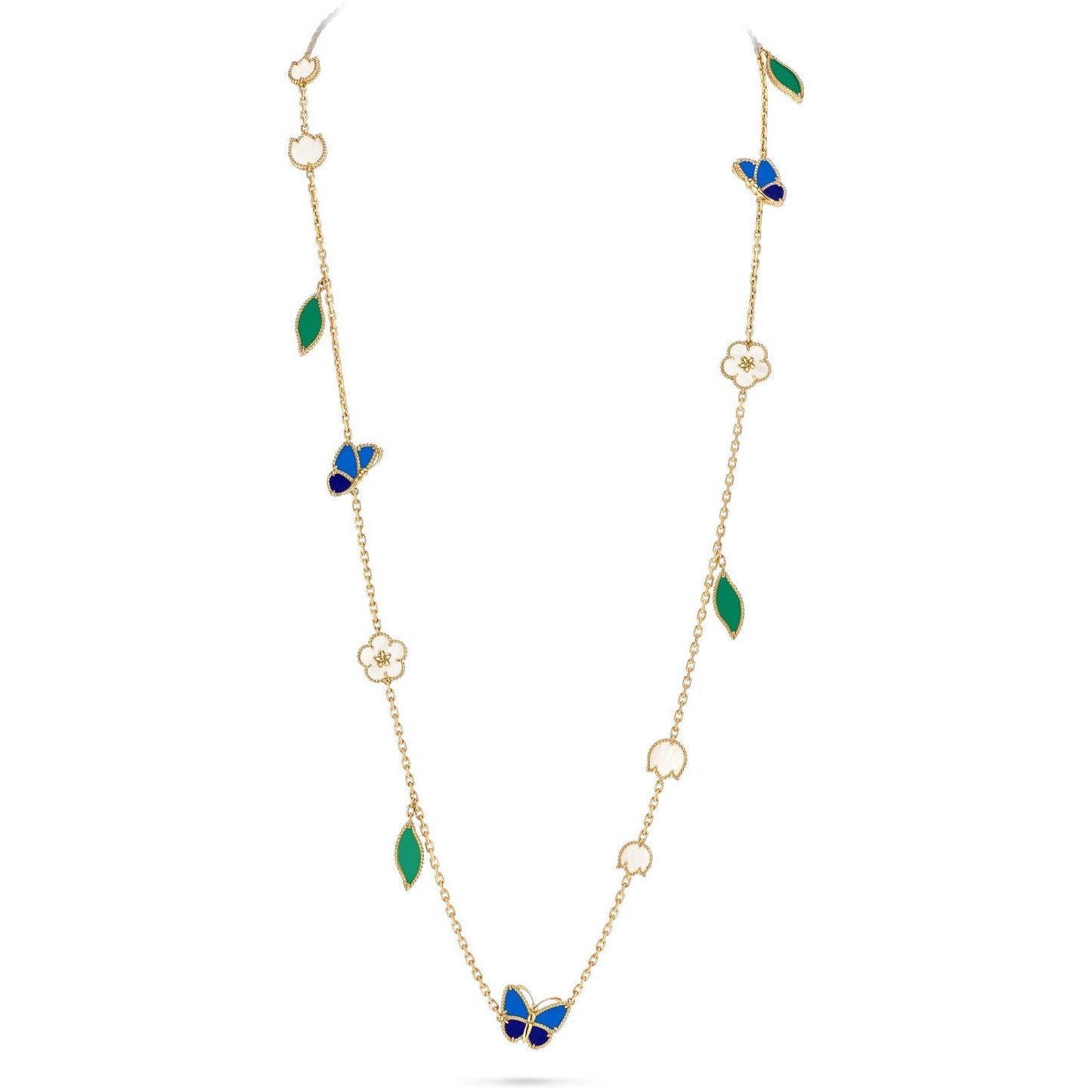 [ECHO]LUCKY SPRING BUTTERFLY 15 FLOWER NECKLACE