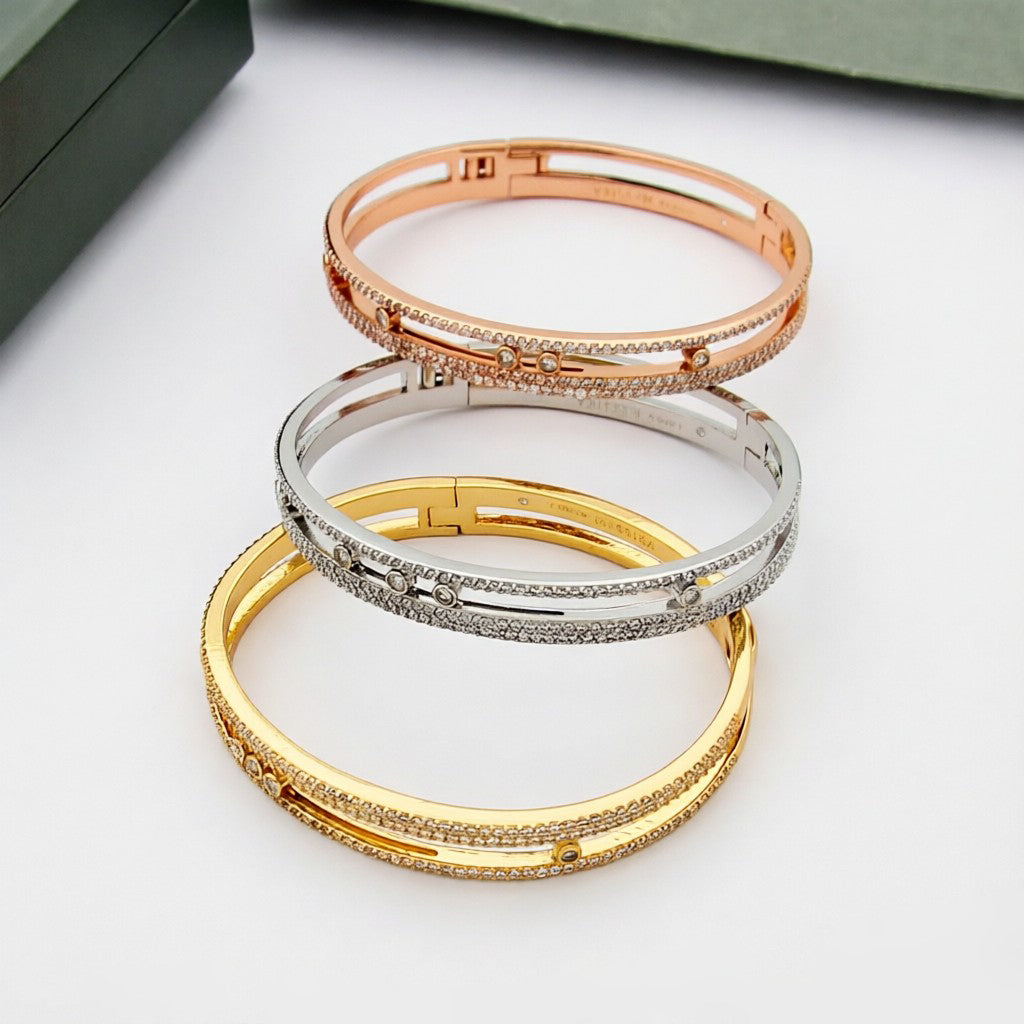 [ECHO]Move Romane pavé bangle