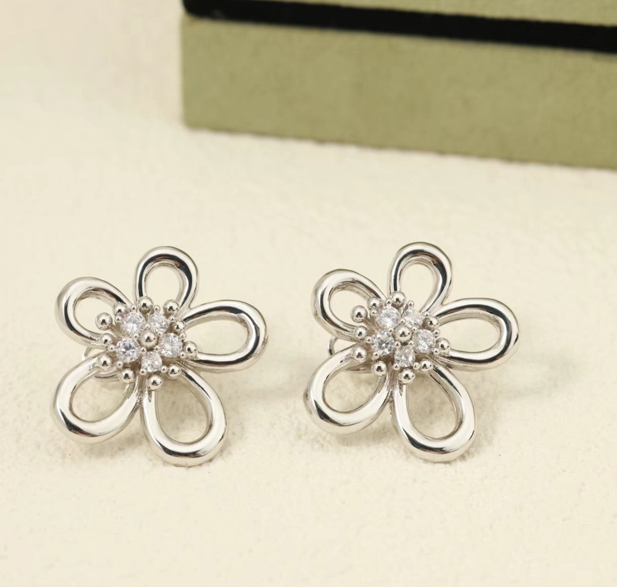[ECHO ]NEW FLOWERLACE'S  SUNFLOWER STUD EARRINGS