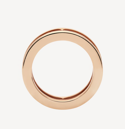 [ECHO ]ZERO 1 ONE-BAND WITH OPENWORK LOGO SPIRAL RING