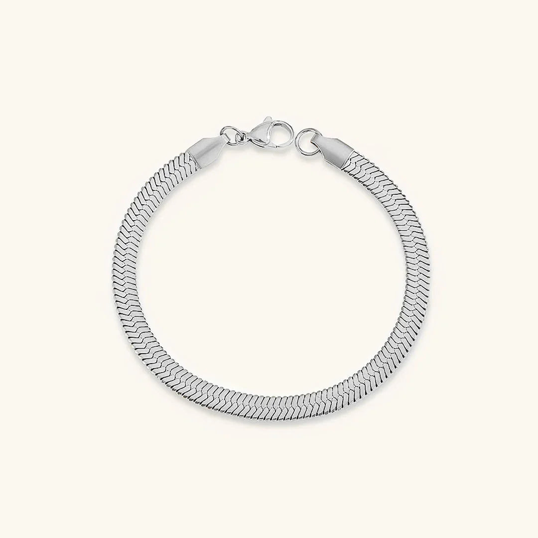 [Echo Fine]Vida Gold Herringbone Bracelet