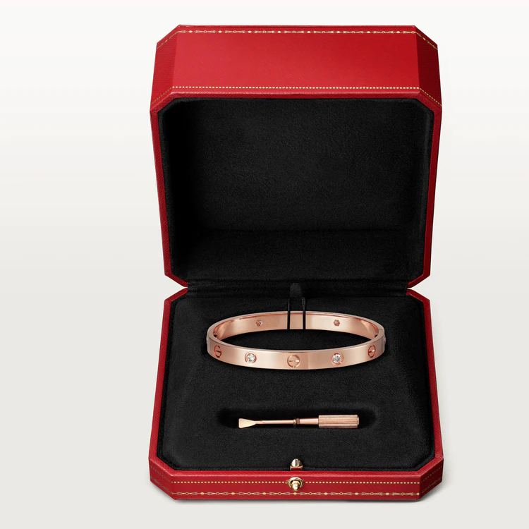 [ECHO ]LOVE BRACELET 6.1MM 4 DIAMONDS