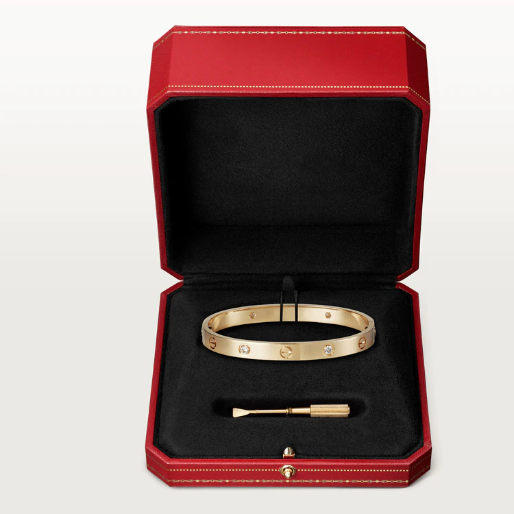 [ECHO ]LOVE BRACELET 6.1MM 4 DIAMONDS