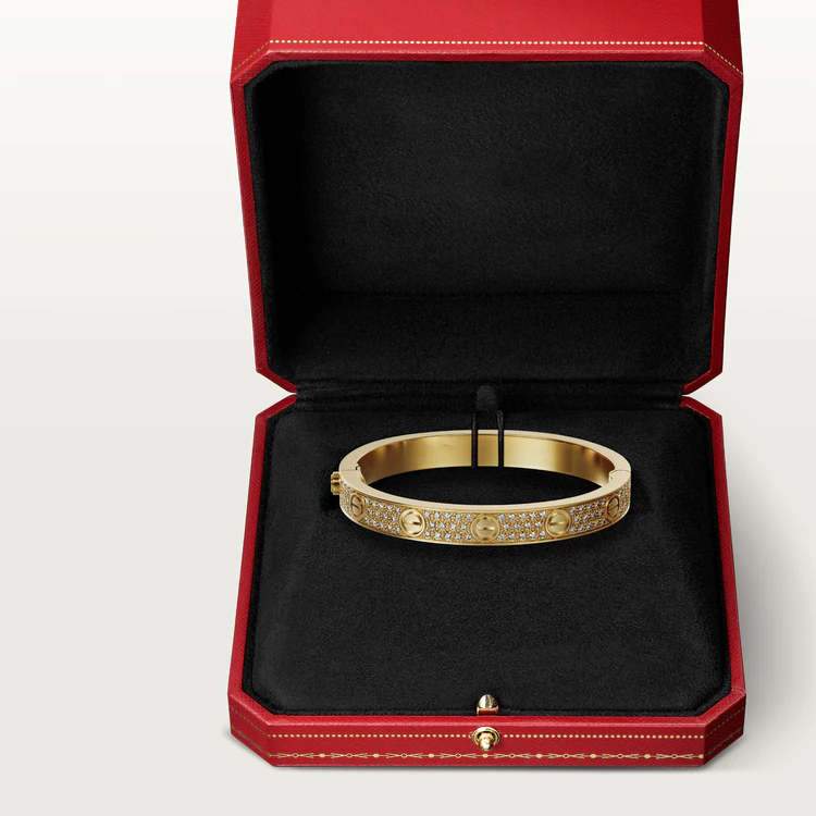 [ECHO ]LOVE BRACELET 6.1MM DIAMOND-PAVED