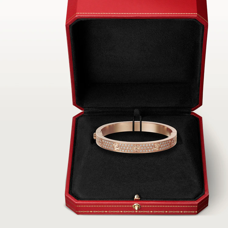 [ECHO ]LOVE BRACELET 6.1MM DIAMOND-PAVED
