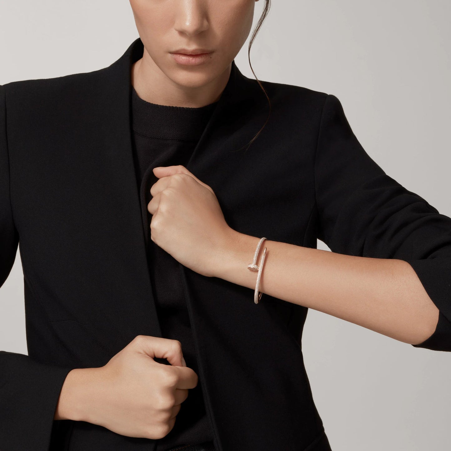 [ECHO ]JUSTE BRACELET 3.5MM ALL DIAMONDS