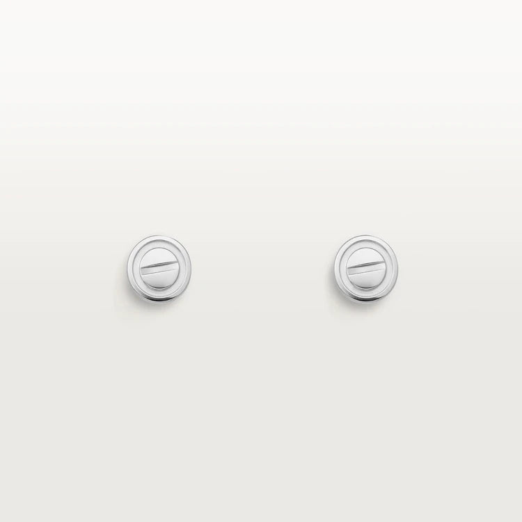 [ECHO ]LOVE EARRINGS SILVER 10MM
