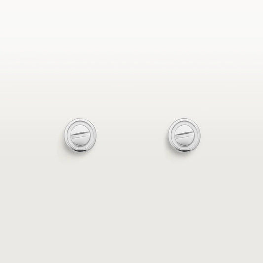[ECHO ]LOVE EARRINGS SILVER 10MM