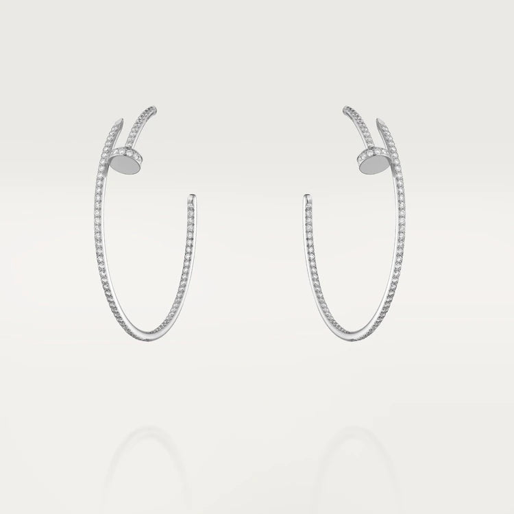[ECHO ]JUSTE EARRINGS FULL DIAMONDS 1.8MM