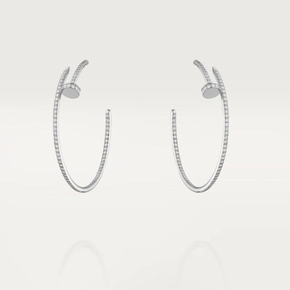 [ECHO ]JUSTE EARRINGS FULL DIAMONDS 1.8MM