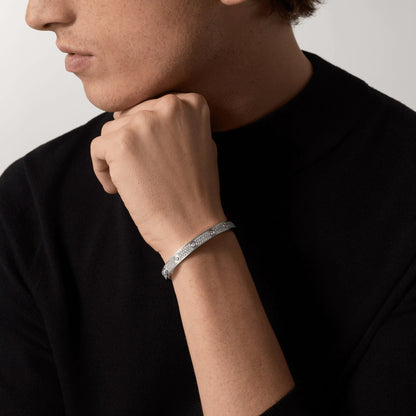 [ECHO ]LOVE BRACELET 6.1MM DIAMOND-PAVED 10 BIG DIAMONDS