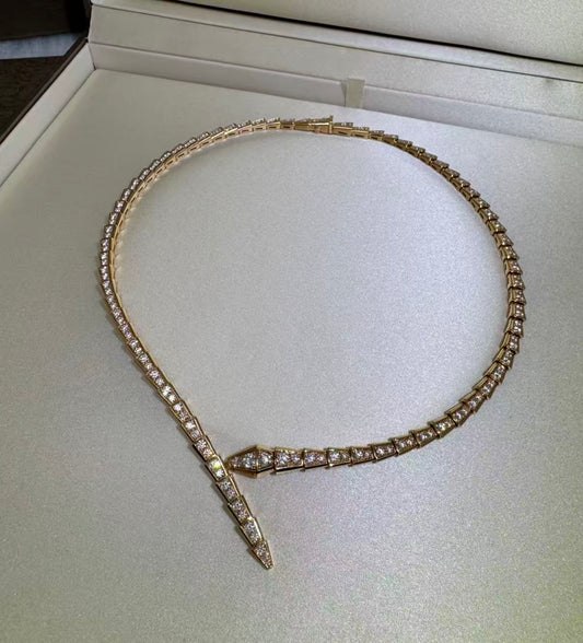 [ECHO ]DREAM NECKLACEGOLD AND SILVER STYLES DIAMOND