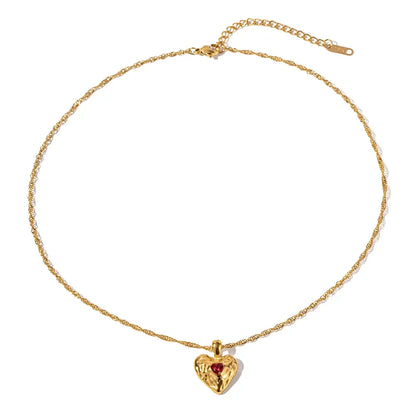 [Echo Fine]Vesper Gold Heart Necklace