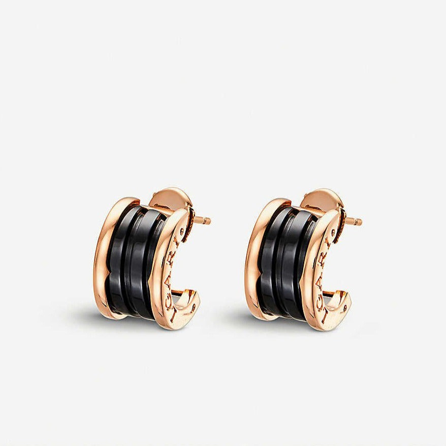 [ECHO ]ZERO 1 PINK GOLD CERAMIC EARRINGS