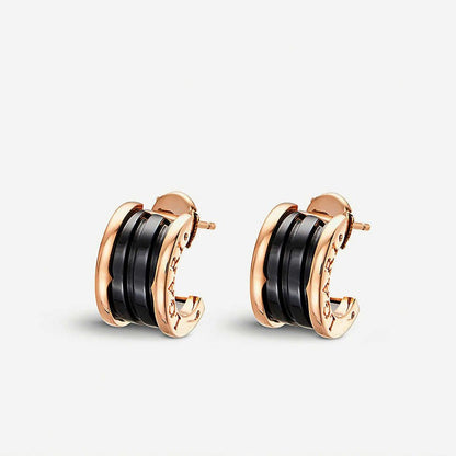 [ECHO ]ZERO 1 PINK GOLD CERAMIC EARRINGS