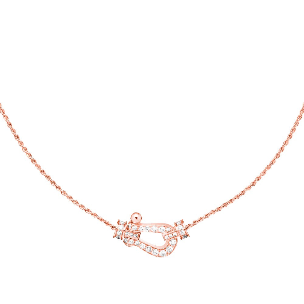 [ECHO ]FORCE 10 PINK GOLD DIAMOND NECKLACE