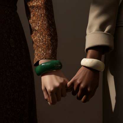 [Echo Fine]Julianna Sculpted Autumn Bangles