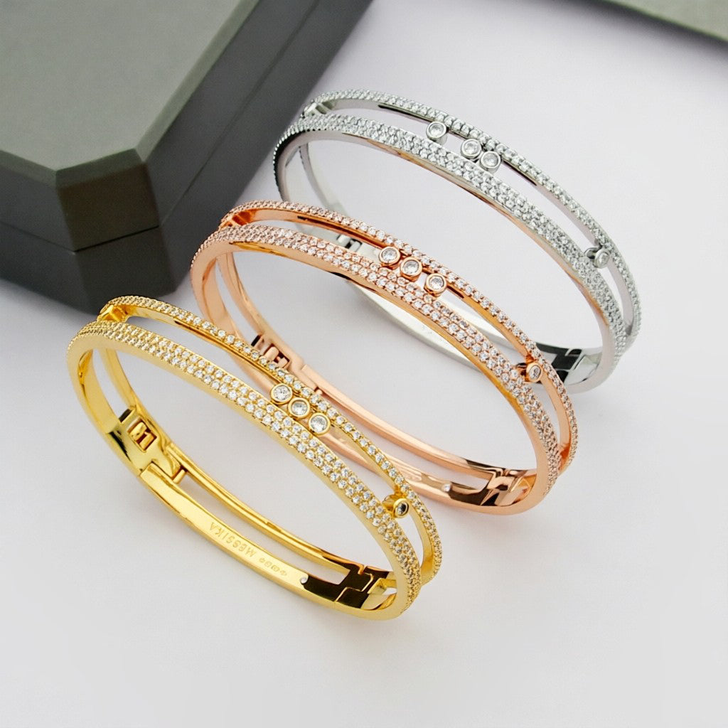 [ECHO]Move Romane pavé bangle