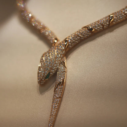 [ECHO ]HAUTE COUTURE GOLD SERPENTI NECKLACE