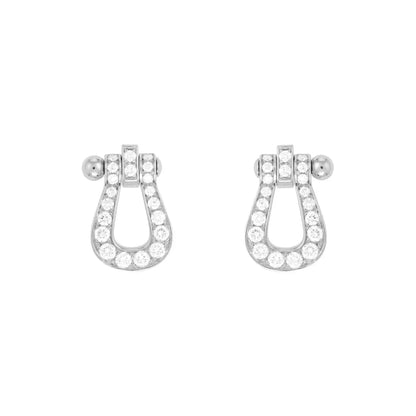 [ECHO ]FORCE 10 FULL DIAMOND STUD EARRINGS MINI MODEL