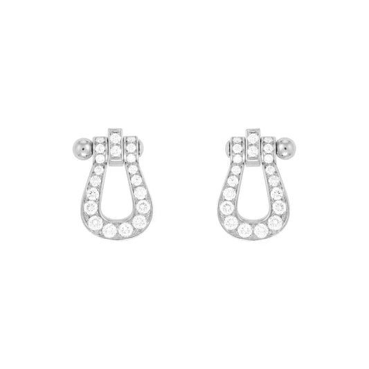 [ECHO ]FORCE 10 FULL DIAMOND STUD EARRINGS MINI MODEL