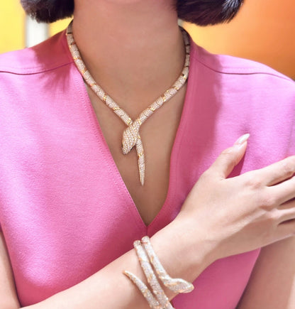 [ECHO ]HAUTE COUTURE GOLD SERPENTI NECKLACE