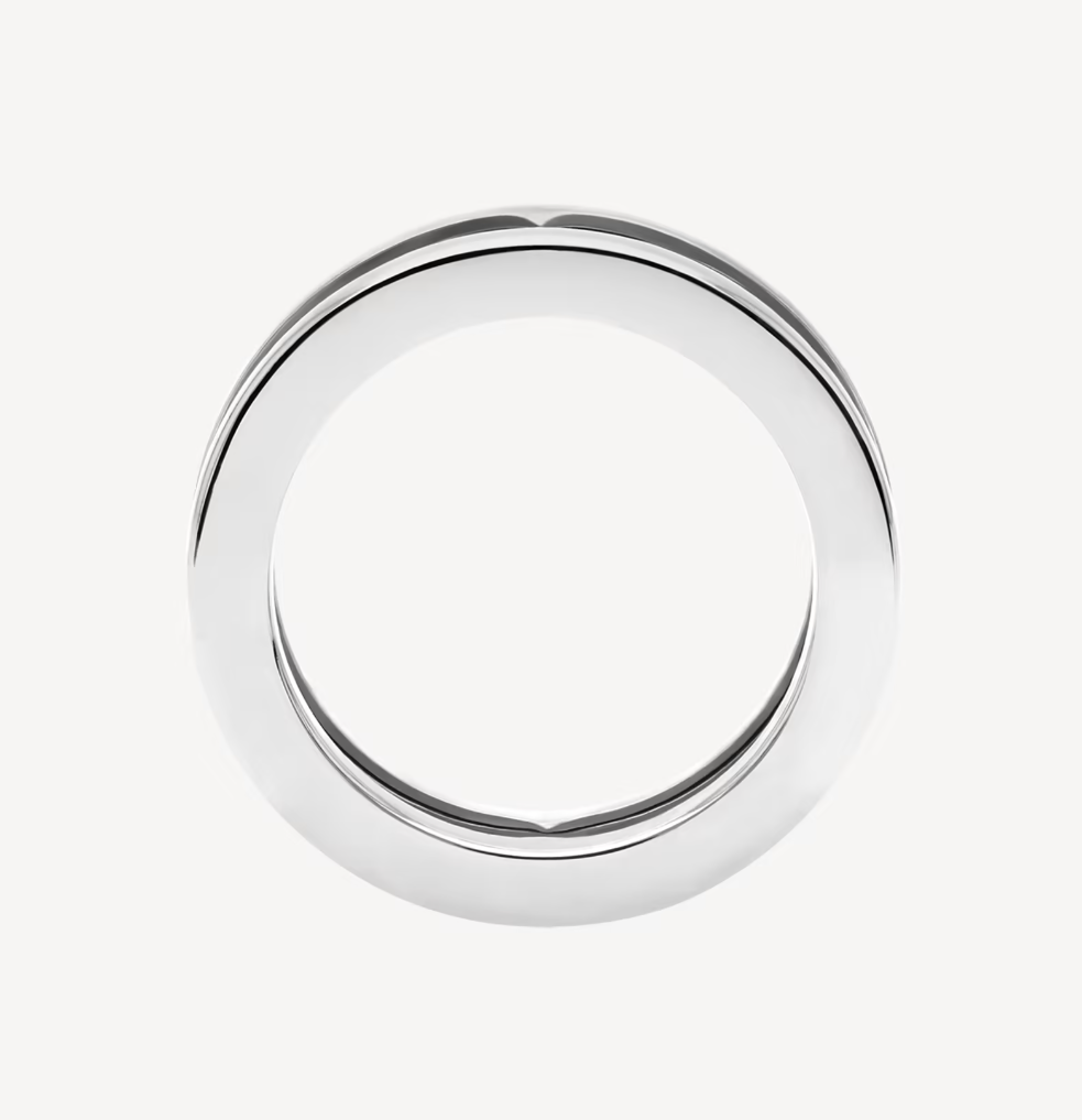 [ECHO ]ZERO 1 ONE-BAND WITH OPENWORK LOGO SPIRAL RING