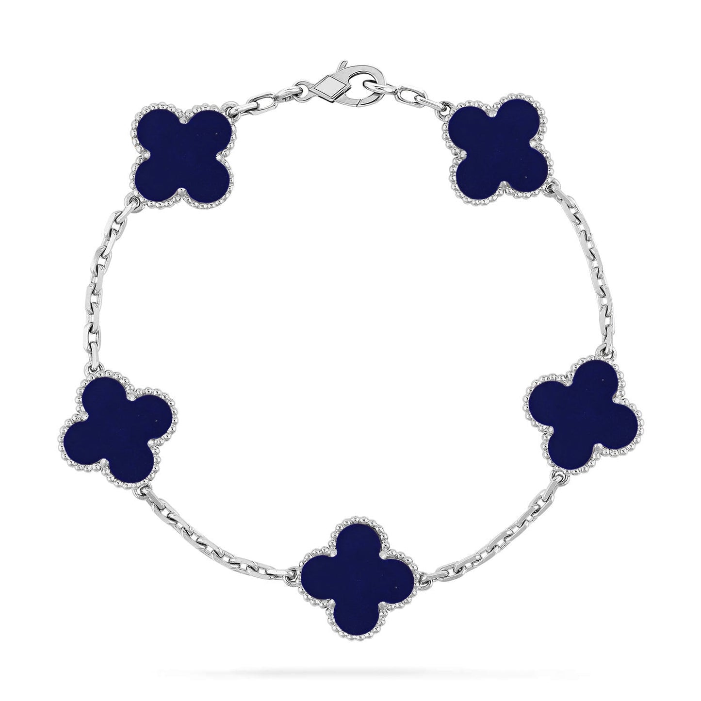 [ECHO ]CLOVER 5 MOTIF LAPIS LAZULI BRACELET COLLECTION